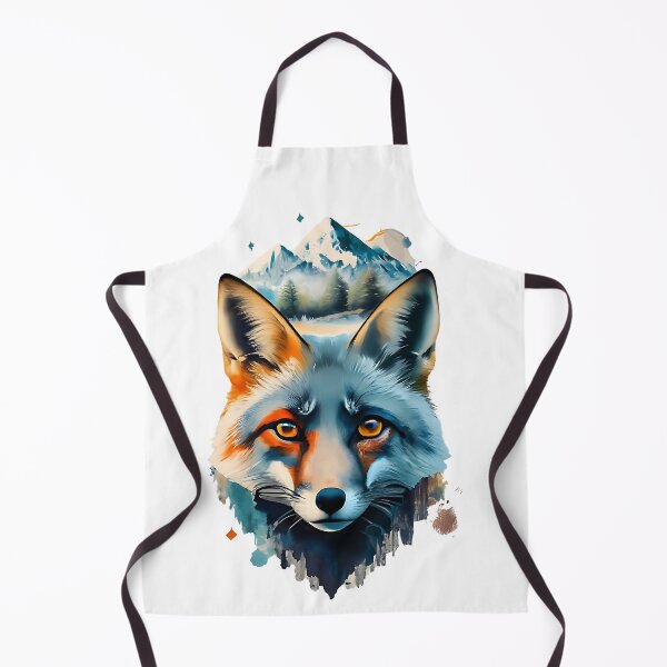 Item preview, Snowy fox resilience and elegance designed and sold by Ann Miu Deluxe.