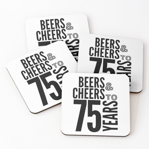 Item preview, Beers and Cheers to 75 Years | 75th Birthday Celebration | Anniversary designed and sold by highflycrafts.