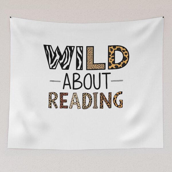 Item preview, Wild About Reading Animal Teacher Book Lover   designed and sold by ArtFromBeyond.