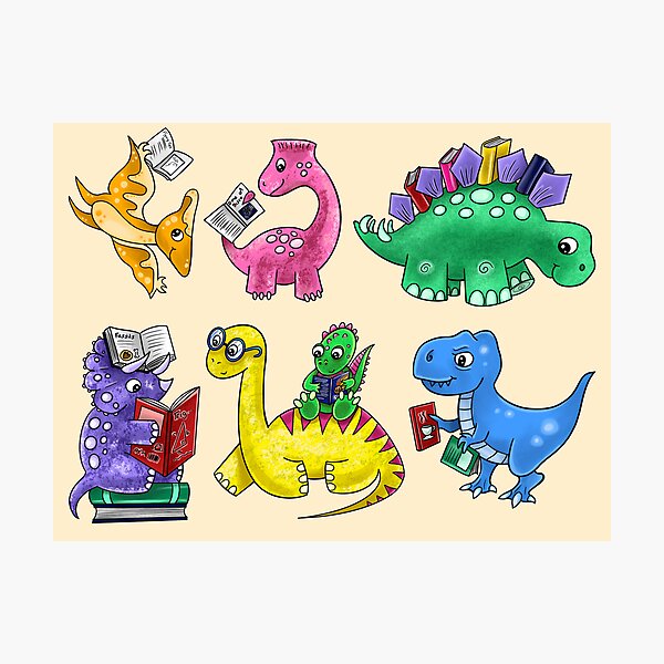 Artikel-Vorschau von Dinos lesen, designt und verkauft von Katy Vaughan.