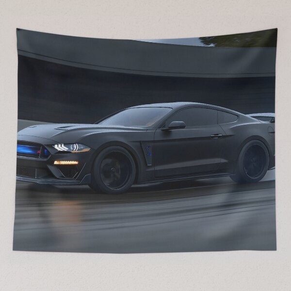Item preview, Black Ford Mustang Dark Horse Poster – Pure Muscle, Ultimate Presence IX designed and sold by AutoPopStudio.