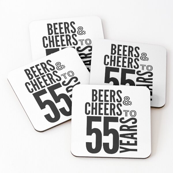 Item preview, Beers and Cheers to 55 Years | 55th Birthday Celebration | Anniversary designed and sold by highflycrafts.