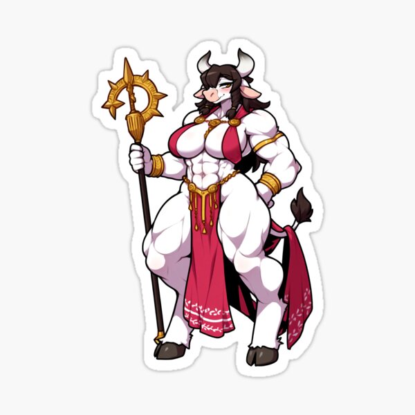 Item preview, Majestic Minotaur Priestess Fantasy Art designed and sold by NoraNoraDesign.
