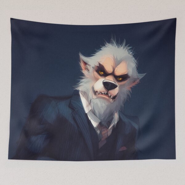Item preview, Portrait of a Werewolf in a Suit designed and sold by Vintage Works.