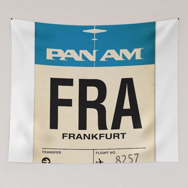 Item preview, FRA Frankfurt Luggage Tag - Travel Adventure Wanderlust designed and sold by -Koleidescope.