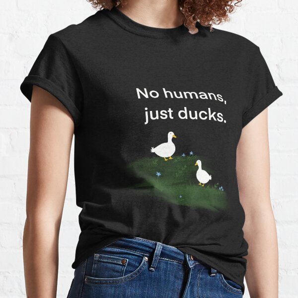 Aperçu de l'œuvre Pas d'humains, juste des canards créée et vendue par NoHumansBrand.
