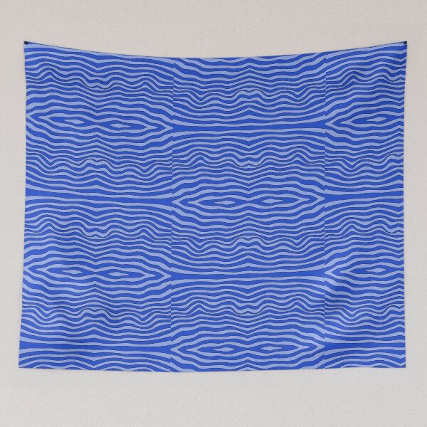 Item preview, Blue wave pattern designed and sold by Meo Design.