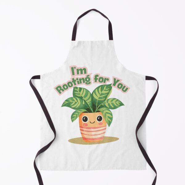 Item preview, Smiling Calathea Cheerful I'm Rooting for You Design Motivational Botanical Art Print designed and sold by myfavoritesm4.