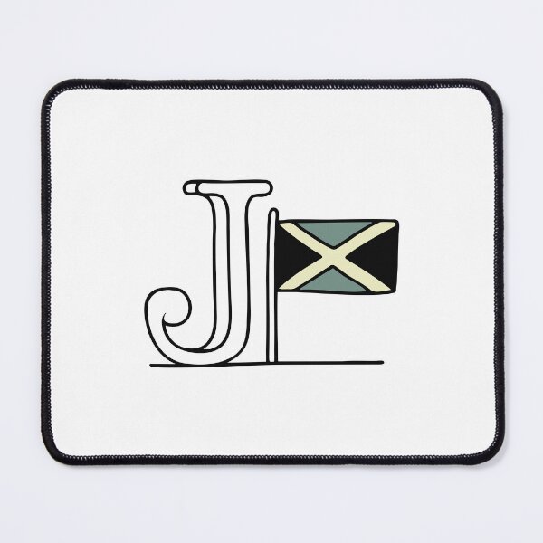 Item preview, An illustration of Jamaica with letter J beside it designed and sold by rasagamastore.