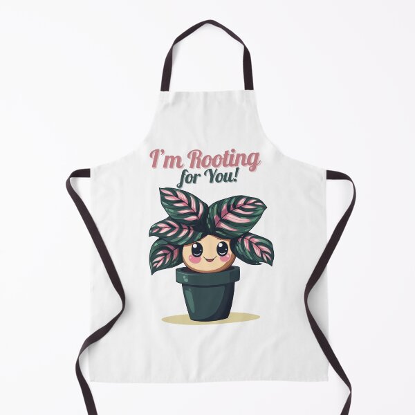 Item preview, Smiling Calathea Cheerful I'm Rooting for You Design Motivational Botanical Art Print designed and sold by myfavoritesm4.