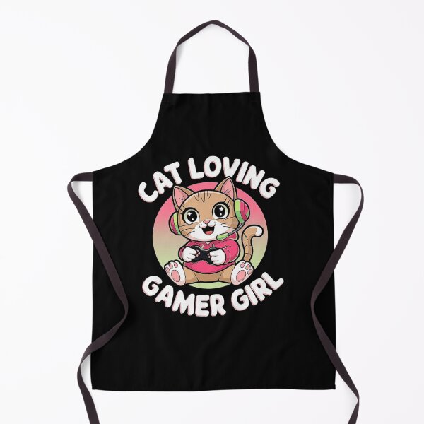 Item preview, Cat Gamer Girl Design - Cute Gaming Cat Art designed and sold by love3617.