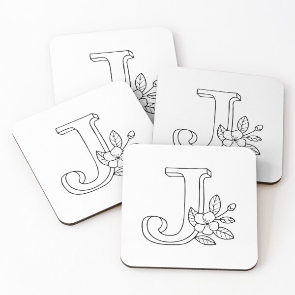 Item preview, An illustration of Jasmine with letter J beside it designed and sold by rasagamastore.