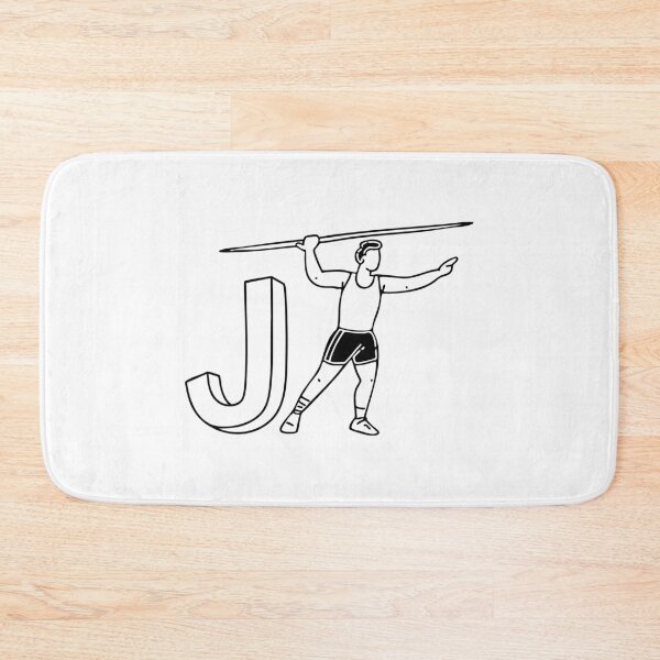 Item preview, An illustration of Javelin with letter J beside it designed and sold by rasagamastore.