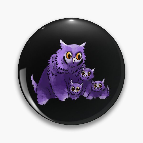 Item preview, Owlbear family (purple) designed and sold by TheDoodlemancer.