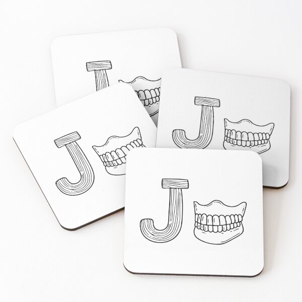 Item preview, An illustration of Jawbone with letter J beside it designed and sold by rasagamastore.