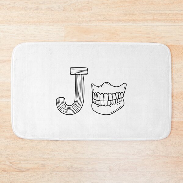Item preview, An illustration of Jawbone with letter J beside it designed and sold by rasagamastore.