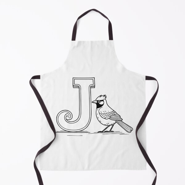 Item preview, An illustration of Jay bird with letter J beside it designed and sold by rasagamastore.