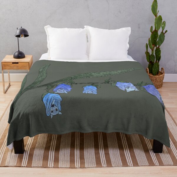 Item preview, Batbells- Fruit Bat and Bluebell Animal-Flower Hybrid designed and sold by Marguerite Artistry.