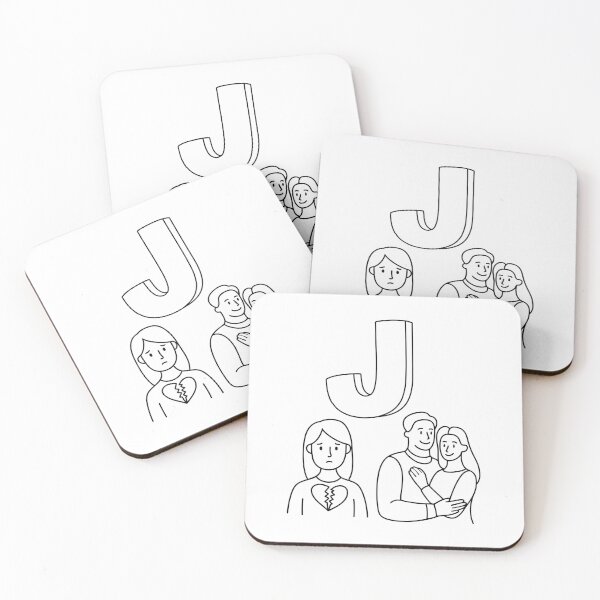 Item preview, An illustration of Jealous with letter J beside it designed and sold by rasagamastore.