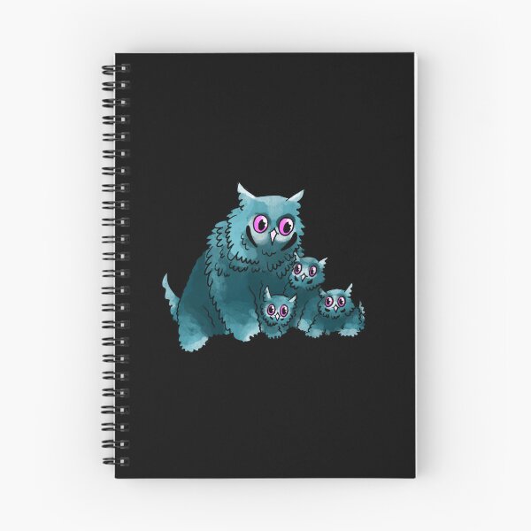 Item preview, Owlbear family (teal) designed and sold by TheDoodlemancer.