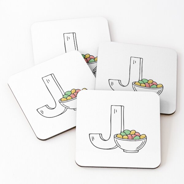 Item preview, An illustration of Jellybean with letter J beside it designed and sold by rasagamastore.