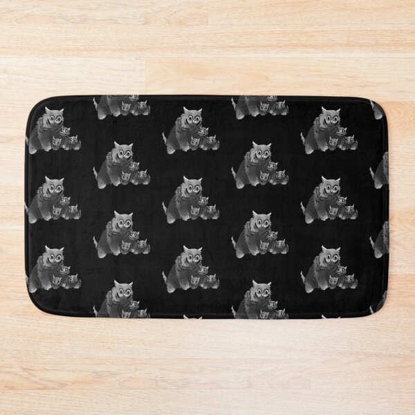 Item preview, Owlbear family (greyscale) designed and sold by TheDoodlemancer.