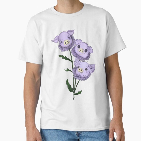 Artikel-Vorschau von Pigsters - Schwein und Aster Tier-Blumen-Hybride, designt und verkauft von Marguerite Artistry.
