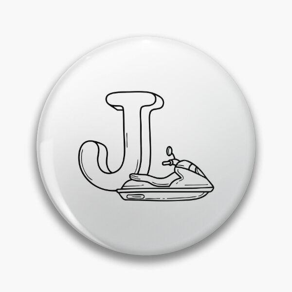 Item preview, An illustration of Jetski with letter J beside it designed and sold by rasagamastore.