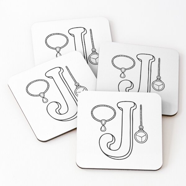 Item preview, An illustration of Jewelry with letter J beside it designed and sold by rasagamastore.