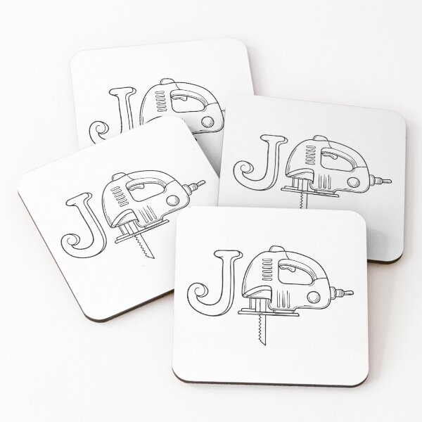 Item preview, An illustration of Jigsaw blade with letter J beside it designed and sold by rasagamastore.