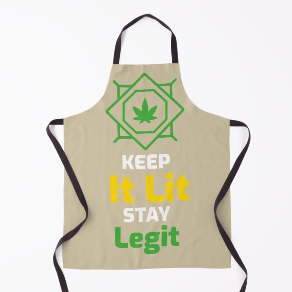 Item preview,  Keep It Lit, Stay Legit – Cannabis Lifestyle T-Shirt designed and sold by TeesByOquad.
