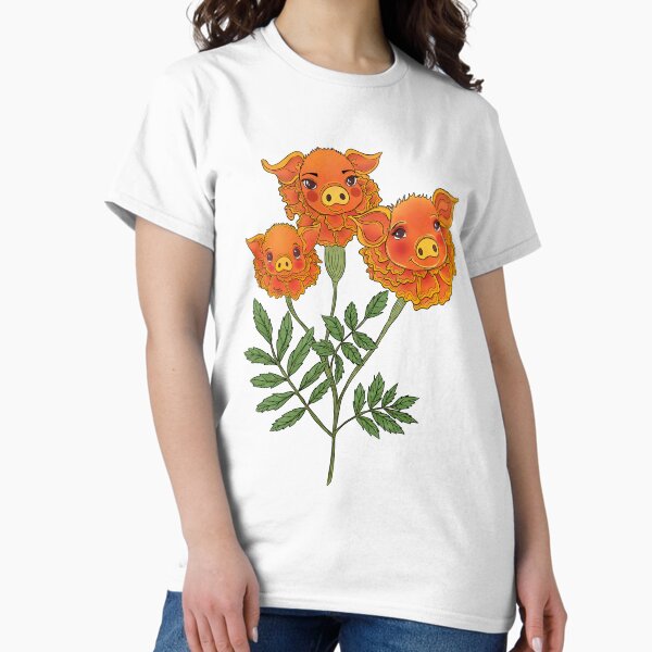 Artikel-Vorschau von Maripigs - Schwein und Ringelblume Tier-Blumen-Hybride, designt und verkauft von Marguerite Artistry.