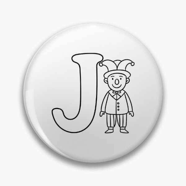Item preview, An illustration of Joker with letter J beside it designed and sold by rasagamastore.