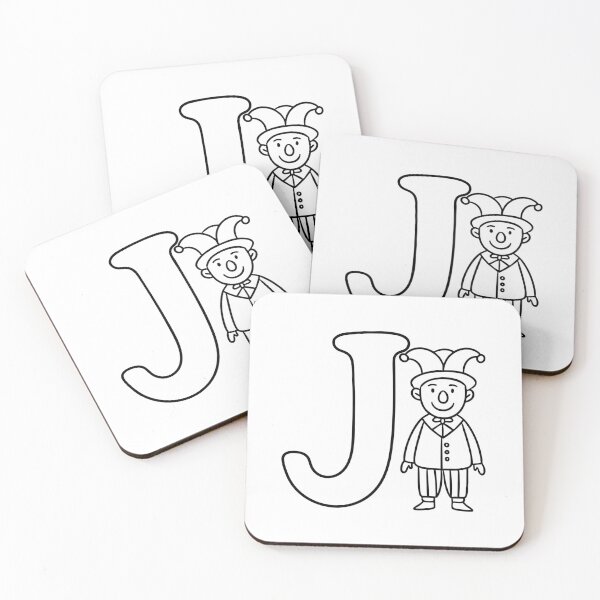 Item preview, An illustration of Joker with letter J beside it designed and sold by rasagamastore.