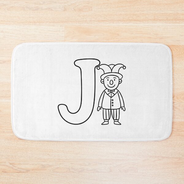 Item preview, An illustration of Joker with letter J beside it designed and sold by rasagamastore.