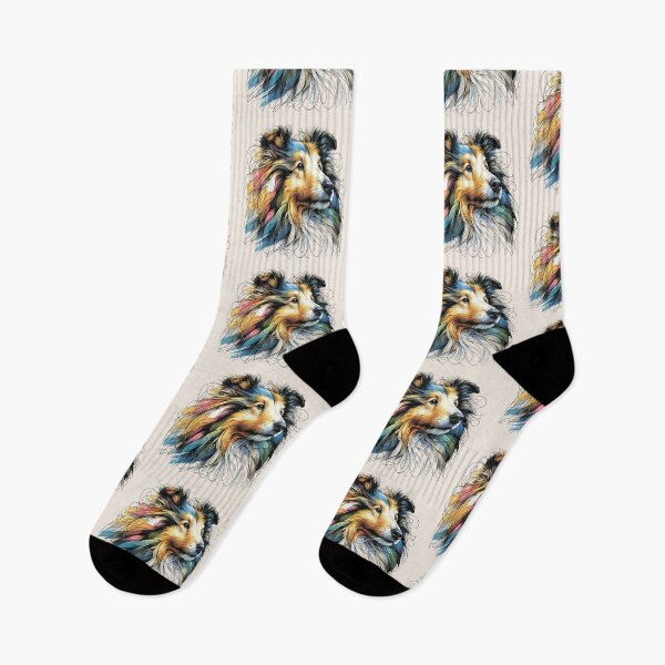 Item preview, Colorful dog. Dog breed. Shetland Sheepdog. designed and sold by MagelliShop.