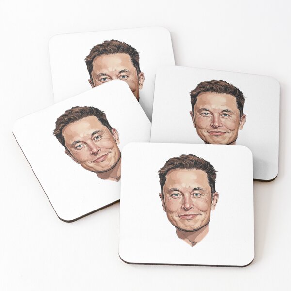 Item preview, Elon Musk Cartoon Comic Face designed and sold by Pattern Unhinged.