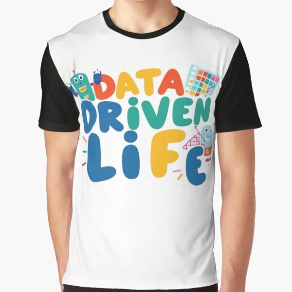 Vista previa del artículo con la obra «Una vida basada en datos», diseñado y vendido por Forest Aura Vibes.