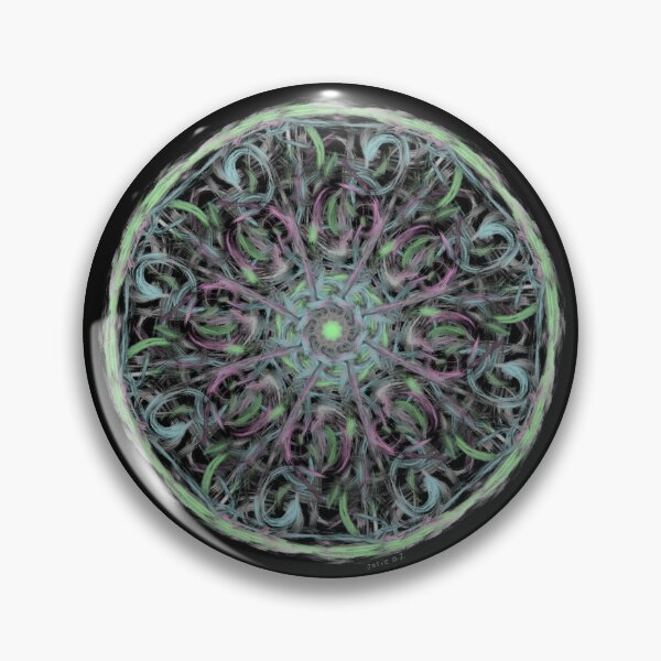 Item preview, Pastel mandala - Black background  designed and sold by Josephine Ethereal.