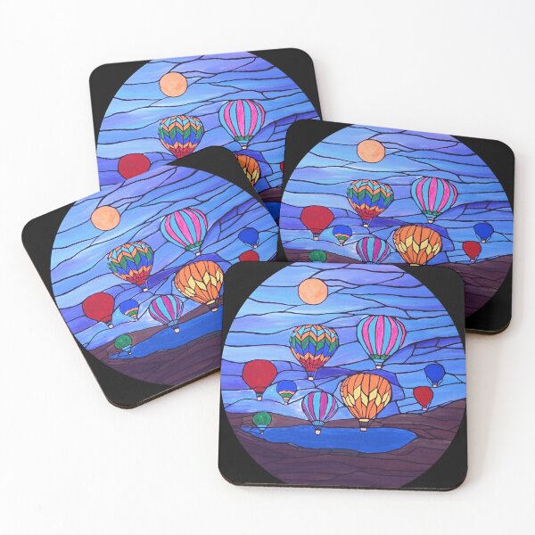 Item preview, Stained glass hot air balloons designed and sold by Rachel Olynuk.