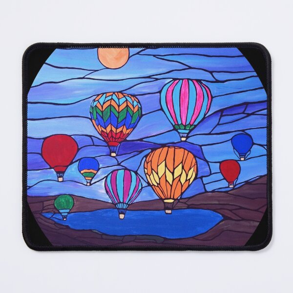 Item preview, Stained glass hot air balloons designed and sold by Rachel Olynuk.