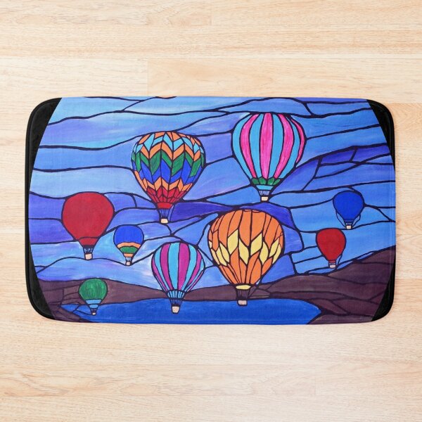 Item preview, Stained glass hot air balloons designed and sold by Rachel Olynuk.