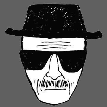 Breaking Bad Walter White Heisenberg face Sticker