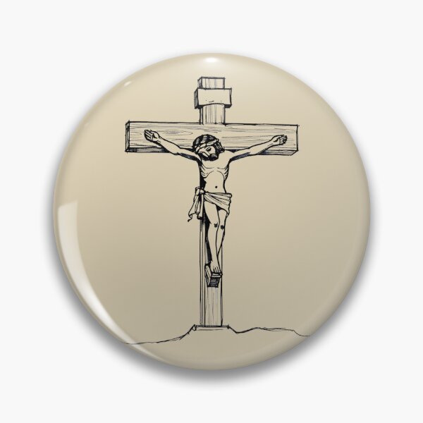 Aperçu de l'œuvre Vendredi Saint Joyeuses Pâques Croix Jésus Golgotha Amour créée et vendue par Design_Your_Day.