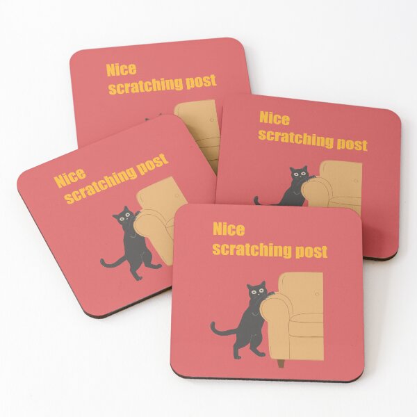 Item preview, Mischievous cat art : Nice scratching post designed and sold by TheGrandLordCat.