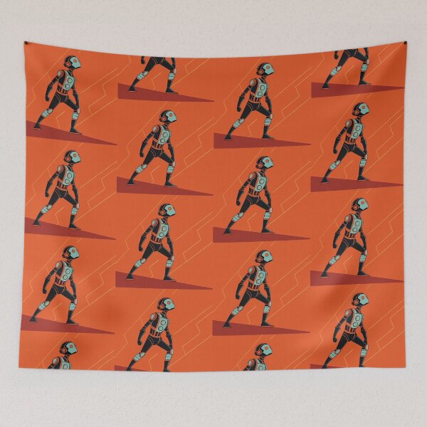 Item preview, Orange Bot Art Illustrations Daily Life Colors Design designed and sold by ART ATTACK ZONE.