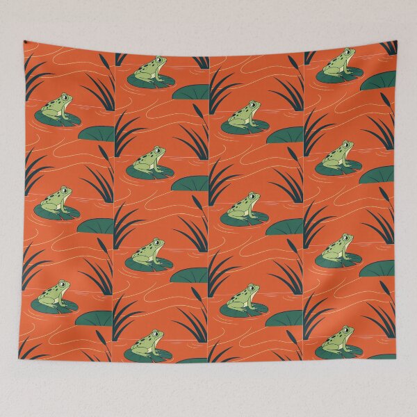 Item preview, Froggy Art Illustrations Daily Life Colors Design designed and sold by ART ATTACK ZONE.