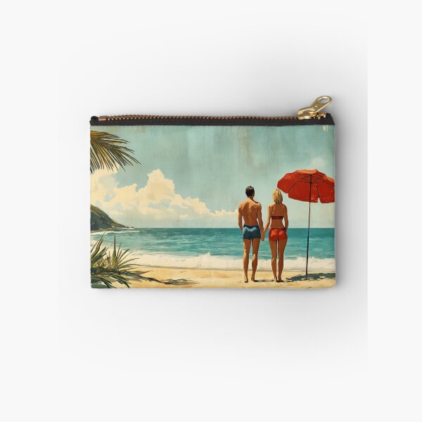 Item preview, Retro Beach Vacation Postcards 1 designed and sold by SteadyRolling.