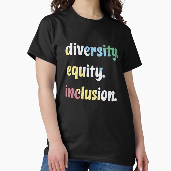 Diversity. Equity. Inclusion. Disability Flag version Classic T-Shirt