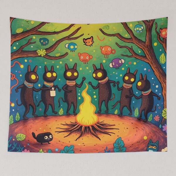 Item preview, «Secret gathering in the deep jungle» designed and sold by Tecno-Art-Land.